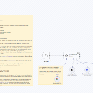 AI Agent: Scrape, Summarize & Save Articles to Notion (Gemini, Browserless)