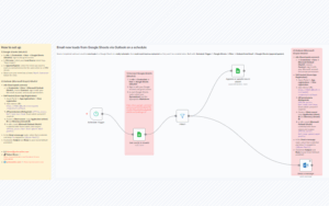 Email new leads from Google Sheets via Outlook on a schedule